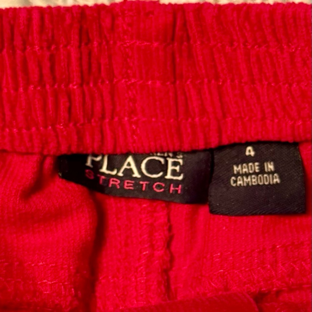 The Children’s Place corduroy skirts size 4. One Red and one pink multi. - Picture 6 of 10